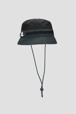 MTX Tech Bucket Hat - Black/Asphalt -Sports Clothing Store MTX TECH BUCKET HAT BLACK ASPHALT back side
