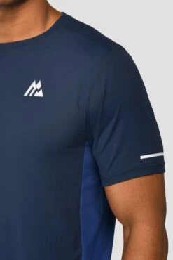 MTX Trail 2.0 T-Shirt - Midnight Blue/Marine Blue -Sports Clothing Store MTX TRAIL 2.0 TEE MIDNIGHT BLUE MARINE BLUE logo