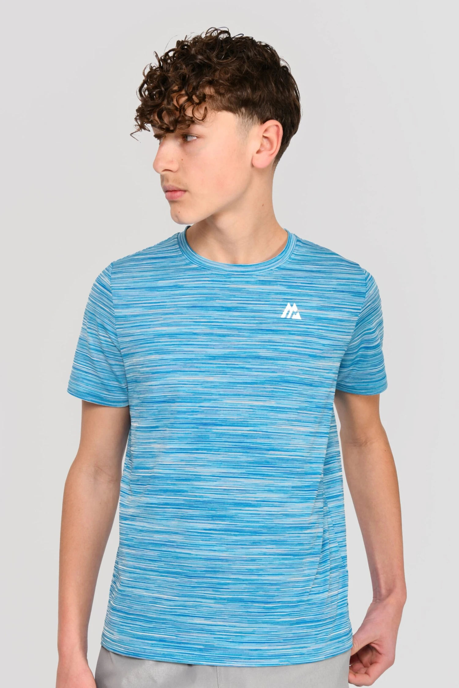 Junior Trail 2.0 T-Shirt - Neon Blue/Sky 1 Junior Trail 2.0 T-Shirt - Neon Blue/Sky