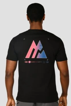 Sports Clothing Store -Sports Clothing Store RADIAL TEE BLACK close back