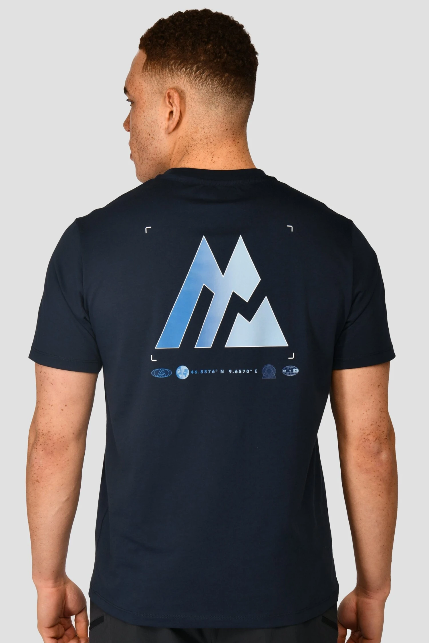 Radial T-Shirt - Midnight Blue 2 Radial T-Shirt - Midnight Blue - Image 2