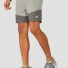 Junior Rush Running Short - Cement Grey/Platinum Grey