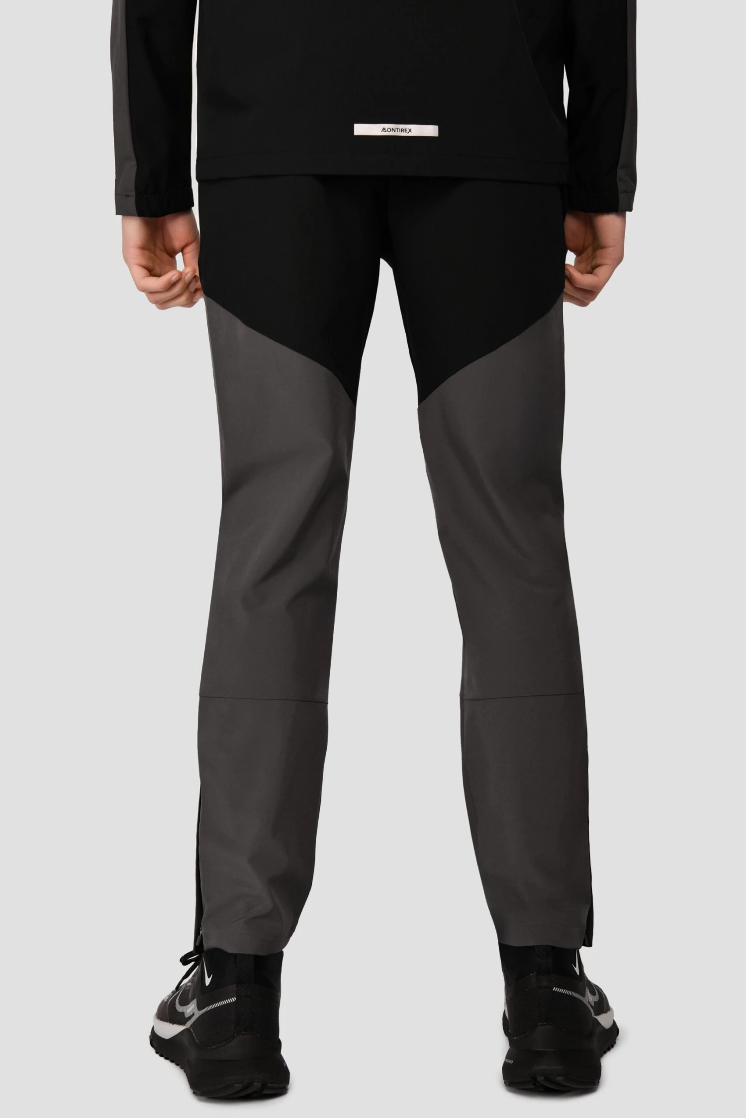 Junior Rush Running Pant - Jet Grey/Black 4 Junior Rush Running Pant - Jet Grey/Black - Image 4