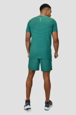 Speed Seamless T-Shirt - Deep Sea/Mountain Meadow -Sports Clothing Store SPEED SEAMLESS TEE DEEP SEA MOUNTAIN MEADOW back