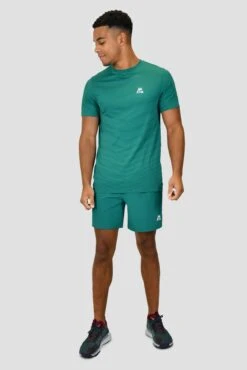 Speed Seamless T-Shirt - Deep Sea/Mountain Meadow -Sports Clothing Store SPEED SEAMLESS TEE DEEP SEA MOUNTAIN MEADOW front
