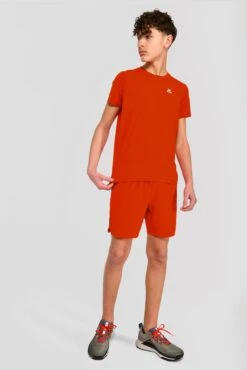 Junior Speed T-Shirt - Cardinal Red -Sports Clothing Store SPEED TEE CARDINAL RED front.jpg2