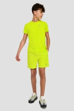 Junior Speed T-Shirt - Electric Lime -Sports Clothing Store SPEED TEE ELECTRIC LIME front
