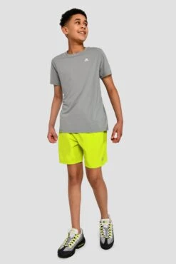 Junior Speed T-Shirt - Platinum Grey -Sports Clothing Store SPEED TEE PLATINUM GREY front