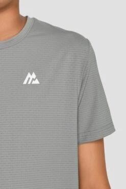 Junior Speed T-Shirt - Platinum Grey -Sports Clothing Store SPEED TEE PLATINUM GREY logo