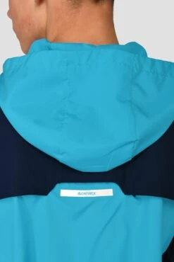 Junior Speed Windbreaker - Midnight Blue/Maya Blue -Sports Clothing Store SPEED WINDBREAKER MIDNIGHT BLUE MAYA BLUE back detail