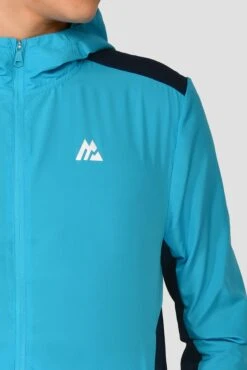 Junior Speed Windbreaker - Midnight Blue/Maya Blue -Sports Clothing Store SPEED WINDBREAKER MIDNIGHT BLUE MAYA BLUE close