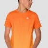 Junior Track Fade T-Shirt - Fiery Orange/Ember