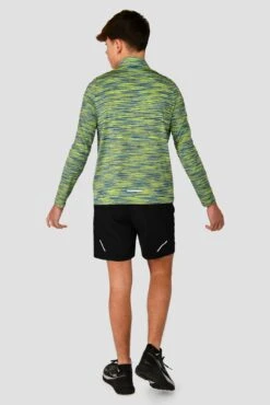 Junior Trail 2.0 1/4 Zip - Neon Blue/Lime 8 Junior Trail 2.0 1/4 Zip - Neon Blue/Lime -Sports Clothing Store TRAIL 2.0 1 4 ZIP NEON BLUE AZURE BLUE LIME FROST back