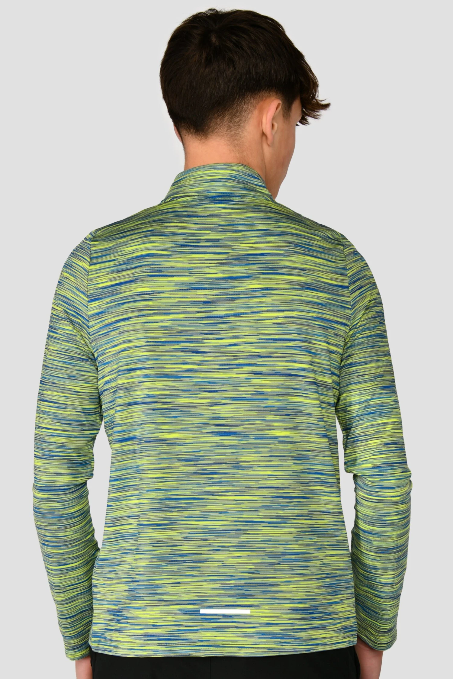 Junior Trail 2.0 1/4 Zip - Neon Blue/Lime 2 Junior Trail 2.0 1/4 Zip - Neon Blue/Lime - Image 2