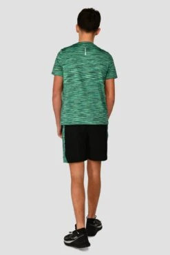 Junior Trail 2.0 T-Shirt - Green/Black 8 Junior Trail 2.0 T-Shirt - Green/Black -Sports Clothing Store TRAIL 2.0 TEE TEAL MIST back