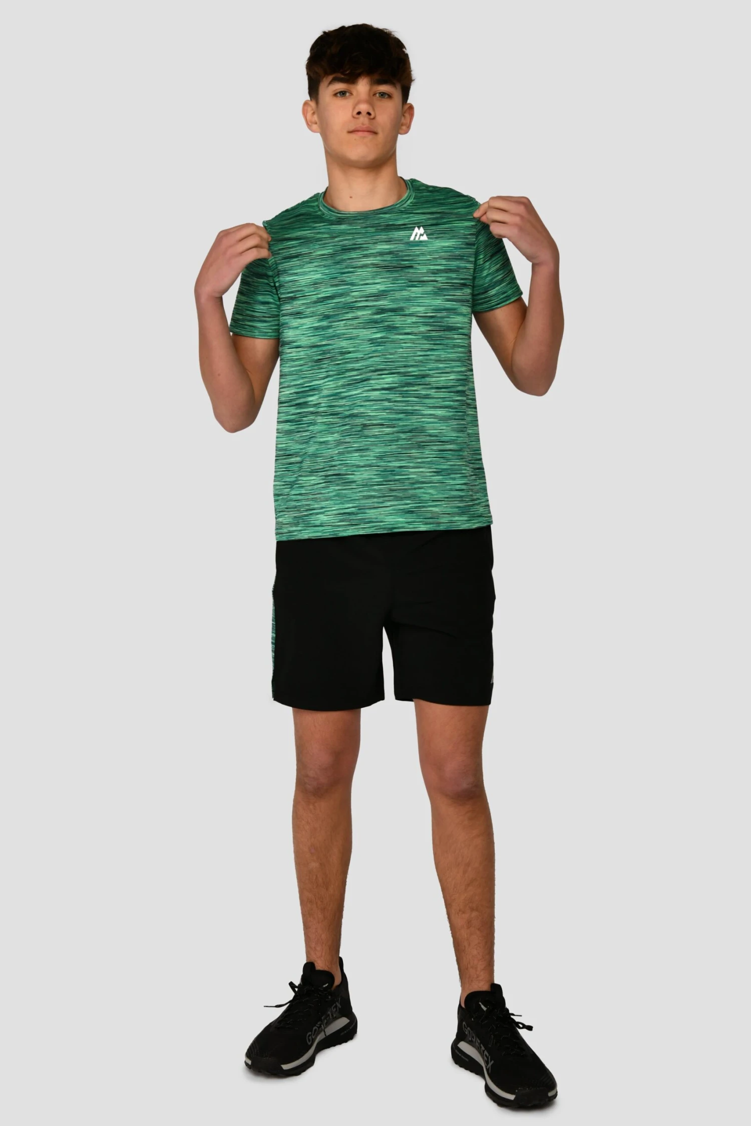 Junior Trail 2.0 T-Shirt - Green/Black 3 Junior Trail 2.0 T-Shirt - Green/Black - Image 3