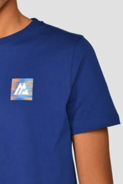 Junior Trail Box T-Shirt - Marine Blue 9 Junior Trail Box T-Shirt - Marine Blue -Sports Clothing Store TRAIL BOX TEE MARINE BLUE close