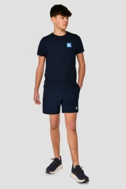 Junior Trail Box T-Shirt - Midnight Blue -Sports Clothing Store TRAIL BOX TEE MIDNIGHT BLUE FRONT