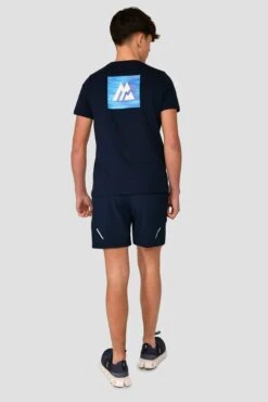 Junior Trail Box T-Shirt - Midnight Blue -Sports Clothing Store TRAIL BOX TEE MIDNIGHT BLUE back