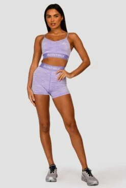 Trail Icon Bra Top - Lilac Multi -Sports Clothing Store TRAIL ICON BRA TOP LILAC BLOOM MAGNOLIA PEARLY HEATHER AMETHYST front