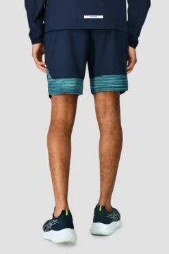 Trail Panel 2.0 Short - Navy/Turquoise -Sports Clothing Store TRAIL PANEL 2.0 SHORT MIDNIGHT BLUE AERO BLUE DEEP SEA back