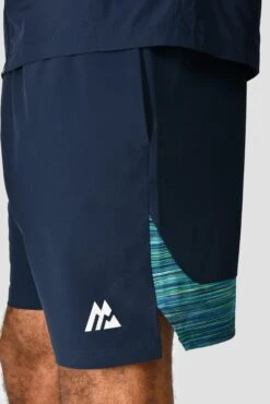 Trail Panel 2.0 Short - Navy/Turquoise -Sports Clothing Store TRAIL PANEL 2.0 SHORT MIDNIGHT BLUE AERO BLUE DEEP SEA detail