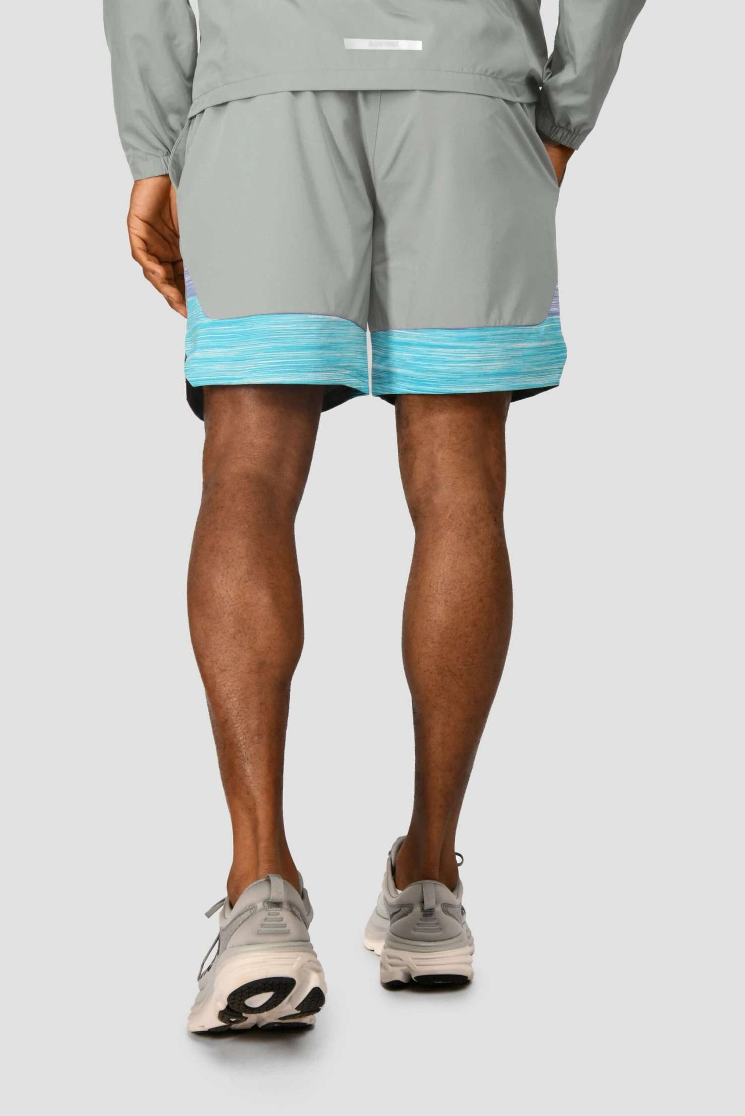 Trail Panel 2.0 Short - Platinum Grey/Neon Sky/Maya Blue 2 Trail Panel 2.0 Short - Platinum Grey/Neon Sky/Maya Blue - Image 2