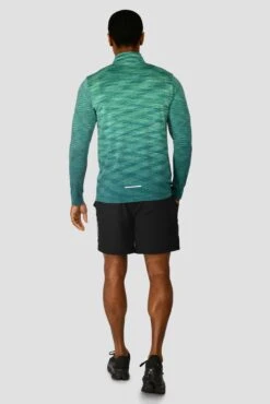 Trail Seamless 1/4 Zip - Mountain Meadow/Deep Sea 9 Trail Seamless 1/4 Zip - Mountain Meadow/Deep Sea -Sports Clothing Store TRAIL SEAMLESS 1 4 ZIP MOUNTAIN MEADOW DEEP SEA back