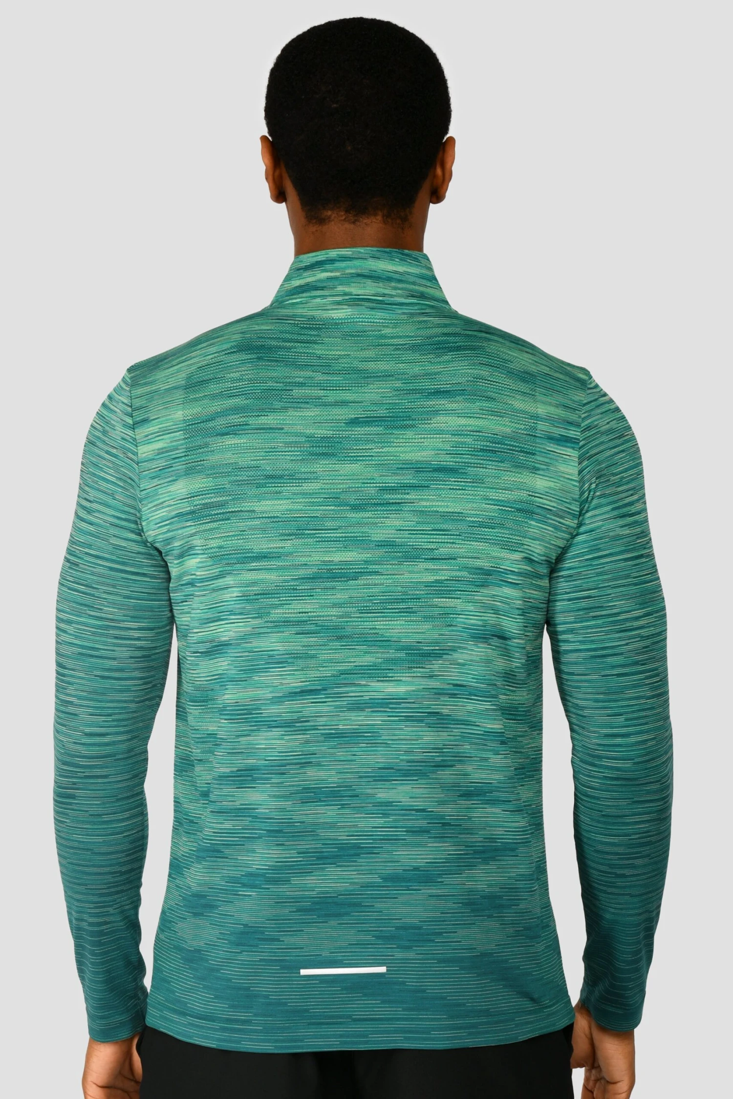 Trail Seamless 1/4 Zip - Mountain Meadow/Deep Sea 2 Trail Seamless 1/4 Zip - Mountain Meadow/Deep Sea - Image 2