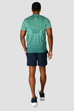 Trail Seamless T-Shirt - Mountain Meadow/Deep Sea -Sports Clothing Store TRAIL SEAMLESS T SHIRT MOUNTAIN MEADOW DEEP SEA back