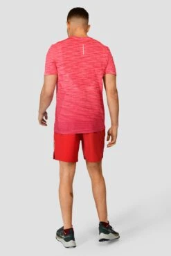 Trail Seamless T-Shirt - Hibiscus/Rouge -Sports Clothing Store TRAIL SEAMLESS TEE HIBISCUS ROUGE back