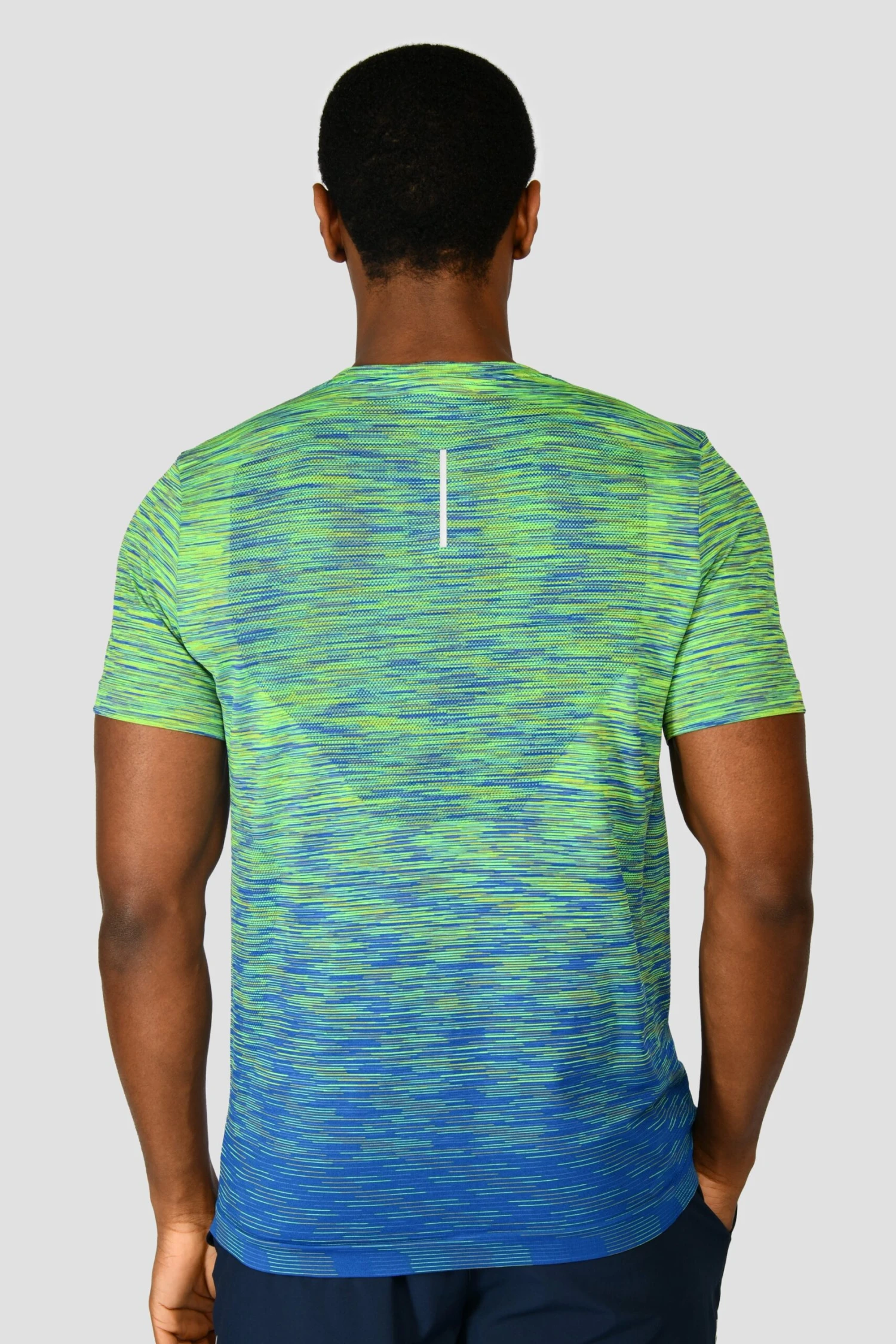 Trail Seamless T-Shirt - OG Neon/Cobalt Blue 2 Trail Seamless T-Shirt - OG Neon/Cobalt Blue - Image 2