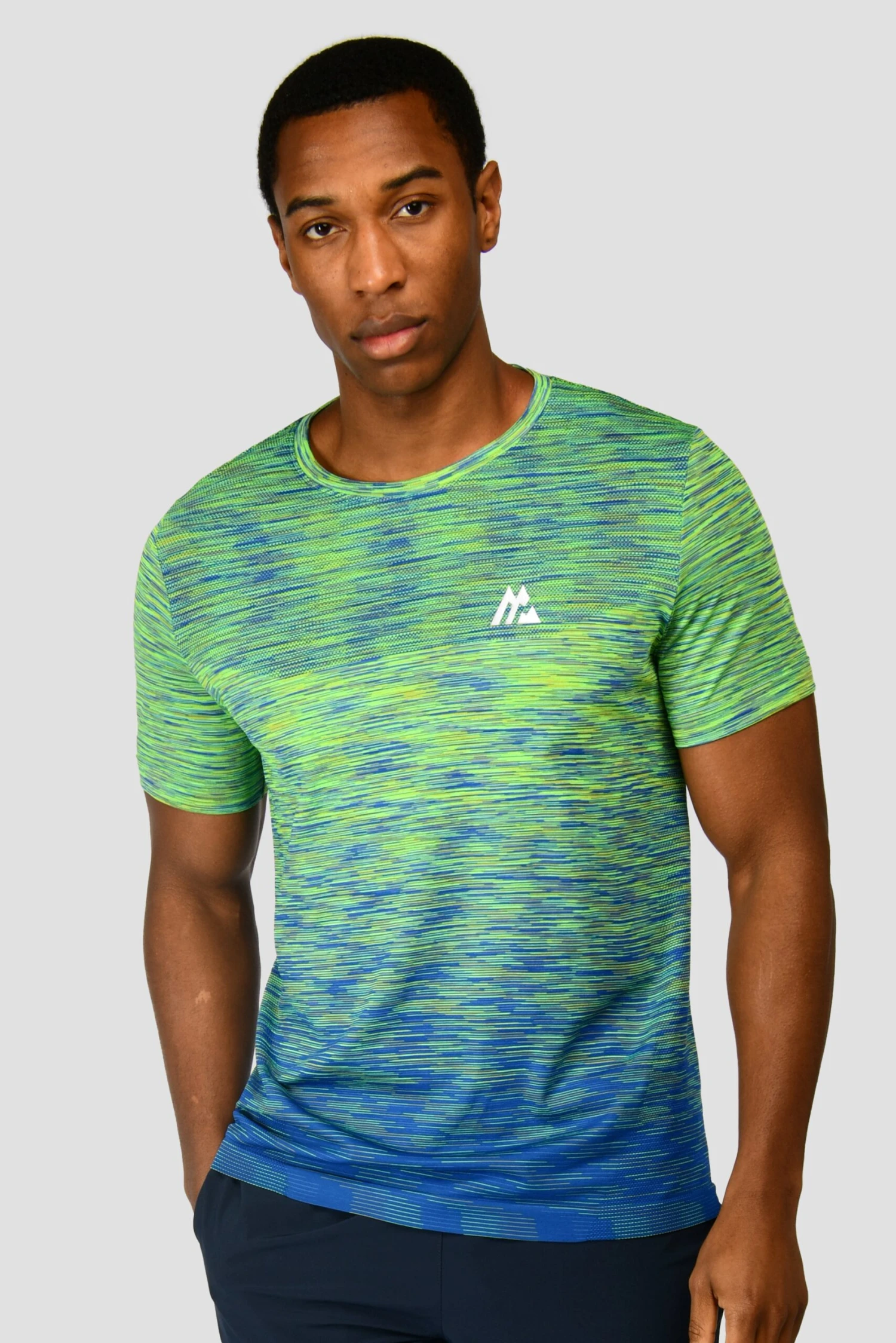 Trail Seamless T-Shirt - OG Neon/Cobalt Blue 1 Trail Seamless T-Shirt - OG Neon/Cobalt Blue