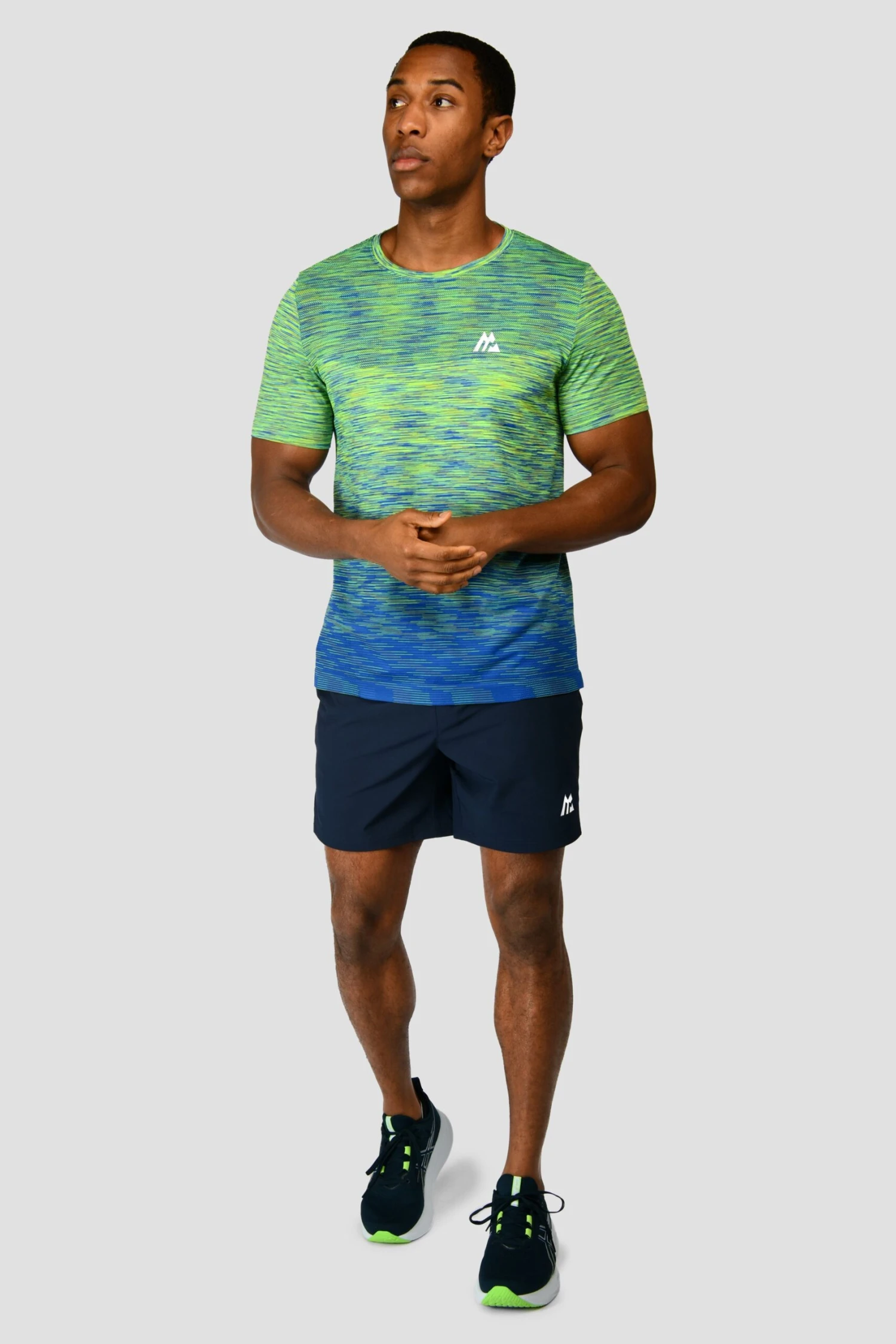 Trail Seamless T-Shirt - OG Neon/Cobalt Blue 3 Trail Seamless T-Shirt - OG Neon/Cobalt Blue - Image 3
