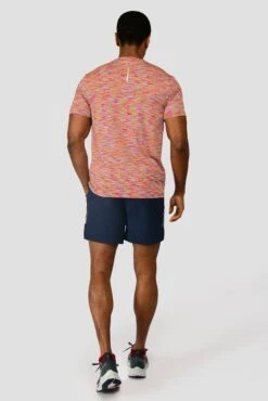 Trail 2.0 T-Shirt - Blue/Pink Multi -Sports Clothing Store TRAIL TEE ARCTIC BLUE NEON BLUE PINK MAGNET OG NEON back