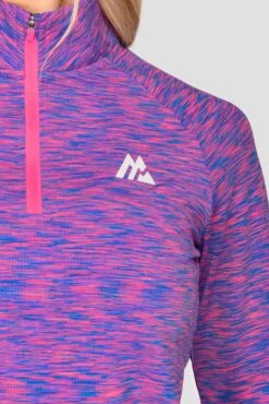 Women's Trail 2.0 1/4 Zip - Purple/Blue 10 Women's Trail 2.0 1/4 Zip - Purple/Blue -Sports Clothing Store TRAIL2.01 4ZIP PURPLE ELECTRICPURPLE NEONBLUE SHOCKINGPINK close