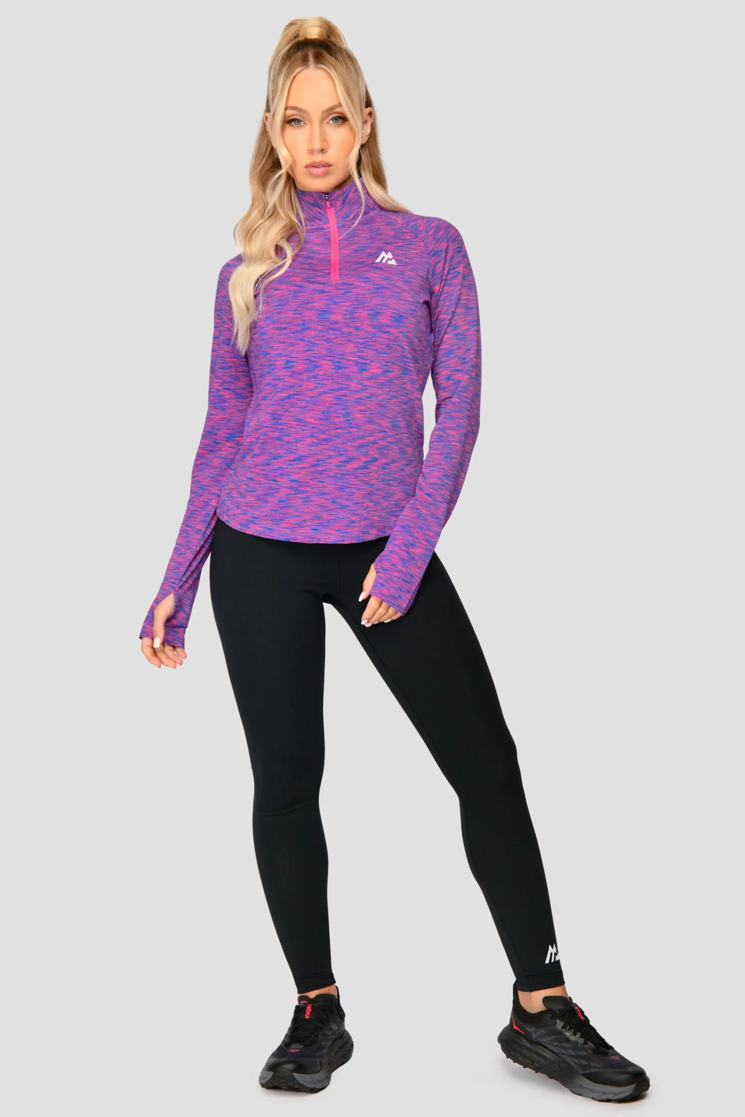 Women's Trail 2.0 1/4 Zip - Purple/Blue 3 Women's Trail 2.0 1/4 Zip - Purple/Blue - Image 3