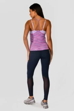 Trail 2.0 Strappy Vest - Purple/Pink -Sports Clothing Store TRAIL2.0STRAPPYVEST THISTLE ROYALPURPLE VIVIDVIOLET NEONPINK FULLBACK