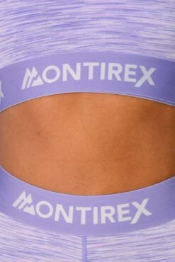 Trail Icon Long Sleeve Crop Top - Lilac Multi -Sports Clothing Store TRAILICONLSCROP LILACBLOOM MAGNOLIA PEARLYHEATHER AMETHYST branddetail