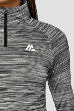 Trail 2.0 1/4 Zip - Black/Grey Multi -Sports Clothing Store Trail 1 4 Zip GREY BLACK WHITE Close