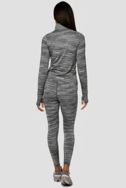 Trail 2.0 1/4 Zip - Black/Grey Multi -Sports Clothing Store Trail 1 4 Zip GREY BLACK WHITE Full Back