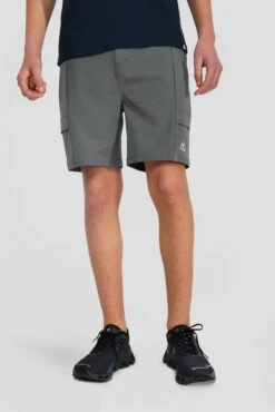 Junior Utility Cargo Short - Cement Grey -Sports Clothing Store UTILITY CARGO SHORT CASTLEROCK front