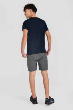 Junior Utility Cargo Short - Cement Grey -Sports Clothing Store UTILITY CARGO SHORT CASTLEROCK full back