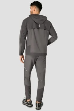 Vector Jacket - Cement Grey/Jet Grey 11 Vector Jacket - Cement Grey/Jet Grey -Sports Clothing Store VECTOR JACKET CEMENT GREY JET GREY full back