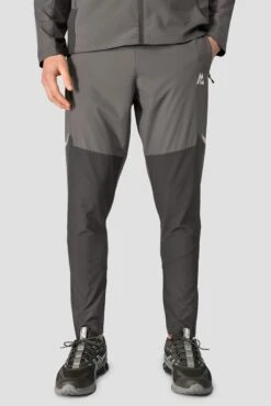 Vector Woven Pant - Cement Grey/Jet Grey -Sports Clothing Store VECTOR WOVEN PANT CEMENT GREY JET GREY close front
