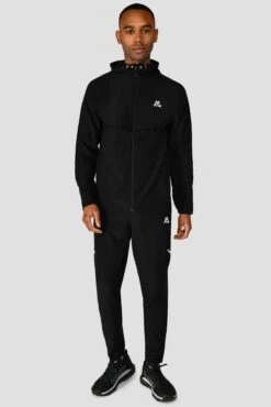 Vector Jacket - Black -Sports Clothing Store VECTORJACKET BLACK Fullfront