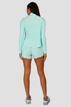 Women's Vital 1/4 Zip - Arctic Blue -Sports Clothing Store VITAL 1 4 ZIP ARCTIC BLUE back