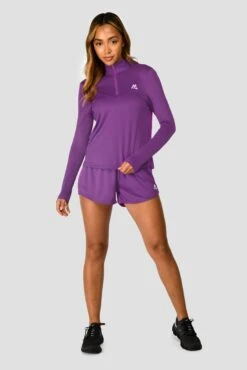 Women's Vital 1/4 Zip - Electric Purple 7 Women's Vital 1/4 Zip - Electric Purple -Sports Clothing Store VITAL 1 4 ZIP ELECTRIC PURPLE front